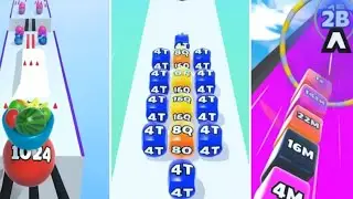 💥 Crazy Jelly Cube Showdown! Run 2048 vs Tube Run 2048 | Epic Gameplay Clash Showdown 