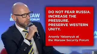 Do not fear Russia. Increase the pressure. Preserve Western unity - #Yatsenyuk on #WSF2025