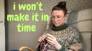 I failed at knitting a sweater in time for Christmas | Wanderer pullover project vlog