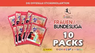 PANINI Frauen Bundesliga 2024/25 Sticker - 10 STICKERPACKS