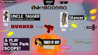 Big Paintball 2 - Play with Ashy, Girl with Silenced Pistol, and Beautiful Girls in Theme Park
