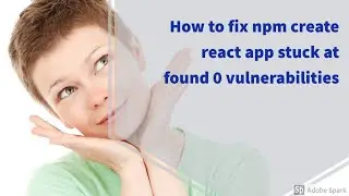 How to fix npm create react app stuck at found 0 vulnerabilities |  No found Src and Public folders