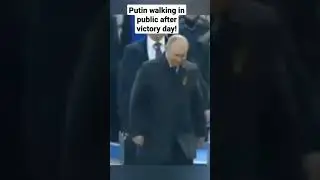 Putin walk in public after victory day! #putin #shorts #vladimirputin #russia #public