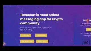 TexoChat | A Blockchain-based multi-usage chat application