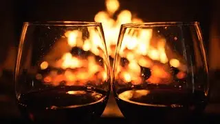 Intimate Glow 💜 Romantic Music for Love Night and Deep Sensual Calm Beside the Fireplace