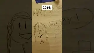 My drawing evolution - Have I improved??