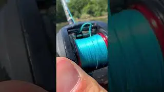 Casting Power in Blue 🌊 Sea Blue X8 No-Fade Braid in Action!🥳💪
