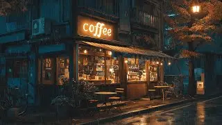 Late Night Lofi Rain Japanese Coffee Shop 🌙 Study and Relax Beats