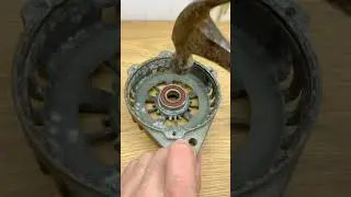 Restoration of an old generator! DIY tools. #shorts