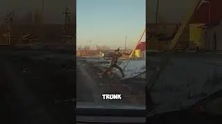 Old Man Defends Himself with Shovel against Guy with Machete!
