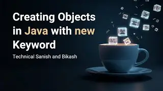 Creating objects using new keyword in JAVA.