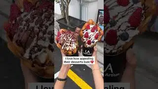 Aesthetic desserts at  Urban Artisan Kuala Lumpur 😍 featuring beautiful waffles & more! ❤️Urban Art
