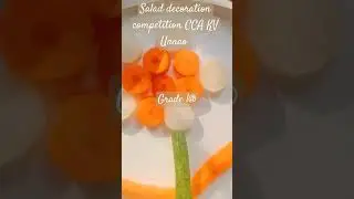 @Salad Decoration competition #CCA period||KV Unnao Grade 1@Students||#likeandsubscribe #shortvideo
