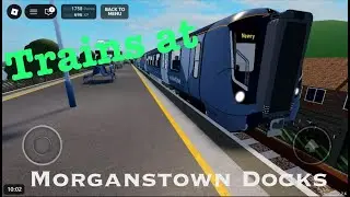 Trains at Morganstown Docks | Roblox SCR