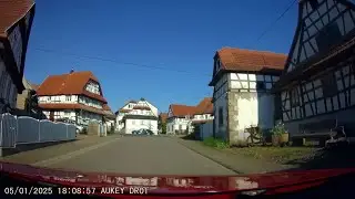 Dashcam Tour : Alsace - sur les routes de l'Outre Forêt (2025)