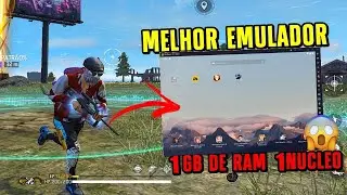 DESCOBRI O MELHOR EMULADOR LEVE PARA JOGAR FREE FIRE NO PC FRACO 1GB SEM PLACA DE VIDEO