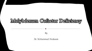 Molybdenum cofactor deficiency, #neurology , #epilepsy