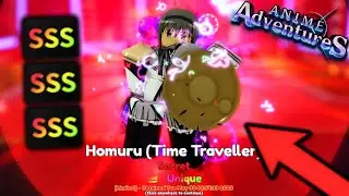 Showcasing Unique Homuru Time Traveller All SSS In Anime Adventures 13.5! Roblox
