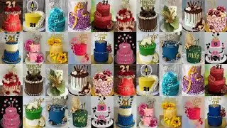 💃21st Birthday Cake Ideas For Girls/21st Birthday Cake/Teenage Girl Birthday Cake/Birthday Cakes