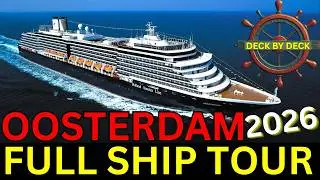 2026 Oosterdam Full Cruise Ship Tour - Deck by Deck Review