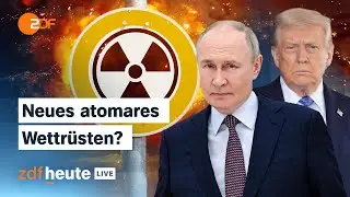 Atomwaffenvertrag New Start endet. Kein Abkommen mehr zwischen Russland und den USA | ZDFheute live