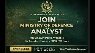 MOD Analyst Jobs 2026 | How to Apply Online in MOD Analyst Jobs | MOD Jobs Online Apply