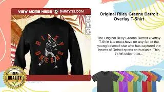 Original Riley Greene Detroit Overlay T-Shirt
