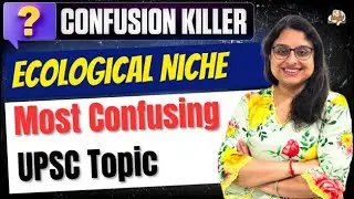 Ecological Niche in Environment Ecology UPSC | Definition, Types, Examples, PYQs Complete topic!