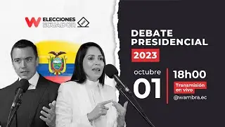 EN VIVO🔴| DEBATE  PRESIDENCIAL 2023 - Luisa González vs Daniel Noboa