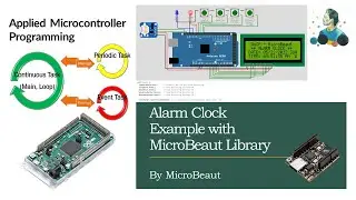 AμCP-MicroBeaut: Arduino - Alarm Clock Example with MicroBeaut Library