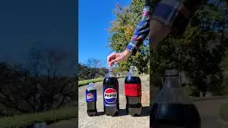 Popular Coke and Pepsi Sodas Vs Mentos 41 #satisfying #experiment #asmr