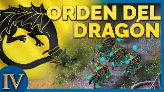 🐉Reseña y GAMEPLAY de la ORDEN DEL DRAGÓN - NUEVA CIV de Age of Empires 4