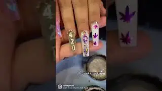 🍃🍃 #nailtech #nailart #explore #weed