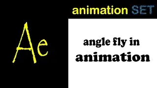 After Effects Angle Fly In Animation