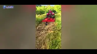 Lansu Greenhouse King: Compact Tractor Orchard Weeding - 60% Faster Than Manual!