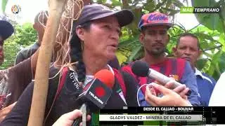 Venezuela. Mineros de El Callao declaran luego del derrumbe en la mina Yin Yan -VPItv