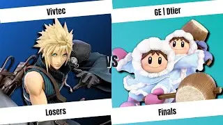 Houston eSports Smash Singles # 10 Losers Finals - Vivtec (Cloud) vs GE | Dtier (Ice Climbers)