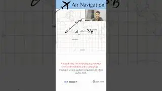 The Line Looks Straight But Why Flights Don&rsquo;t Follow It | Rhumb Line Explained #aviation #dgca #cpl