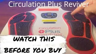 Demo Of How Cool The Circulation Plus Reviver ELECTRIFIED Foot/Muscle Stimulator Is [PRODUCT REVIEW]
