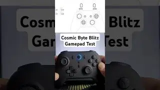 🌟 Newly Launched! Cosmic Byte Blitz Gamepad Latency Test #shorts #cosmicbyte #gamepad