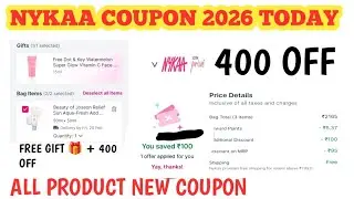 nykaa Coupon 2026 today || Nykaa Coupon Code 2026 Today || nykaa free gift coupons