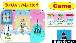 Human Evolution Run 3D Gameplay Walkthrough (Android, IOS) |The Best Game 2022 | Human Evolution