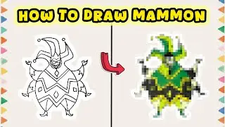 How to Draw Mammon from Helluva Boss &ndash; Hazbin Hotel Character Art