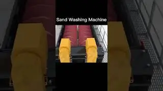 Sand washing machine working principle and process animation display