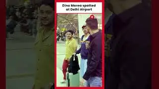 Dino Morea spotted at Delhi Airport