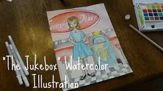 The Jukebox | Watercolor Illustration | Red Fox Productions
