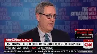 Michael Gerhardt says John Roberts will not support a rushed trial