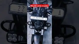Bike BH series no plate 🔥#bhseries #number #plate #shorts #automobile