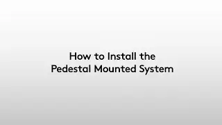 Laminex Waterloo Partitioning Systems - Pedestal Mounted System: How To Install