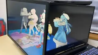 Watching a Hololive concert at home